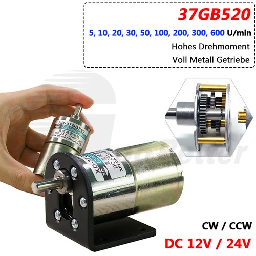 37gb520 mini motoriduttore - motoriduttore, dc