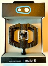 Crankbrothers Mallet E Enduro/Trail Clip In Pedaliera Sistema - Nero - 424g - NUOVO!