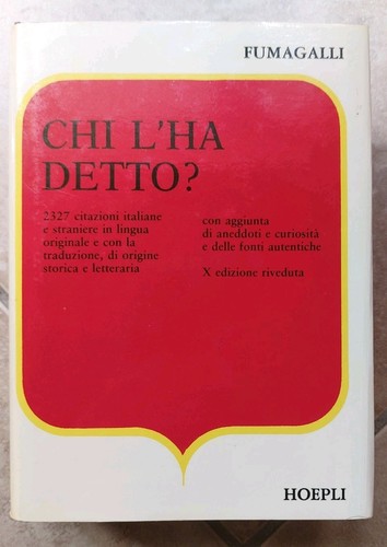 Chi detto fumagalli - detto?,