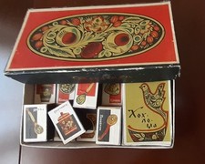 Scatola da Collezione Russa Anni'60 Stile Khokhloma