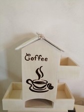 Porta Cialde In Legno Fatta a