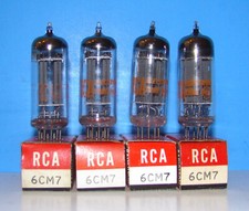 6CM7 NOS RCA 1960 radio audio