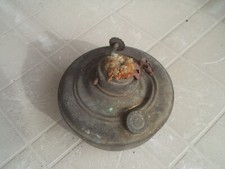 ANTICA PICCOLA LAMPADA DI OTTONE AD OLIO PETROLIO MARCA VITTORIA INIZI '900