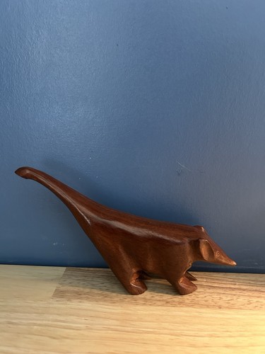 Vintage mcm teak anteater - teak,