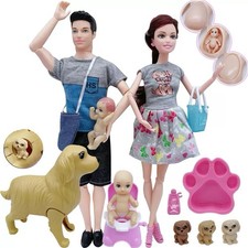 Pregnant Doll Family Playset