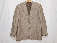 Valentino Abito Completo Da Uomo , Lino , Colore Beige Marrone , Taglia 56