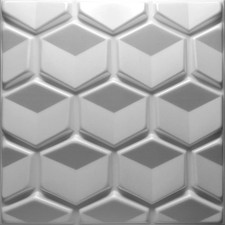 Pannelli 3D Soffitto Polistirolo HONEY 50x50cm Rivestimento Decorativo