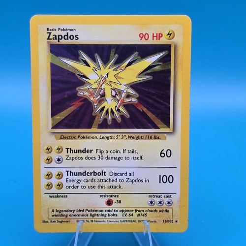 Pokemon set base zapdos - set,