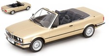 MODELLINO AUTO STATICO BMW 325I E30 CABRIOLET 1985 BEIGE MODELLISMO SCALA 1:18