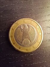 Moneta Rara Da  1 Euro Tedesca 2002 A  Con Erroro Di Conio