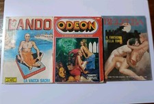 Lotto Fumetti per adulti Fine '70 3 Albi Lando Odeon Belzeba 