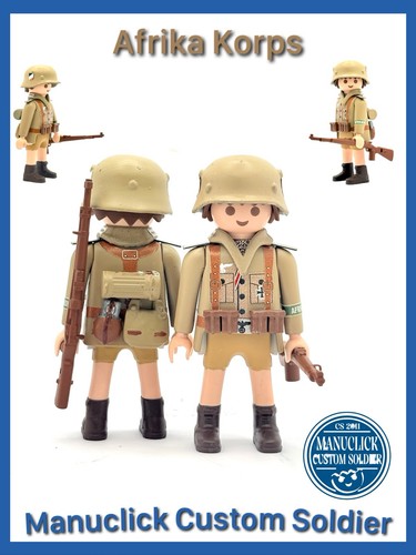 Playmobil custom ww2 soldado - playmobil,