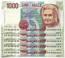 1000 LIRE MONTESSORI SERIE