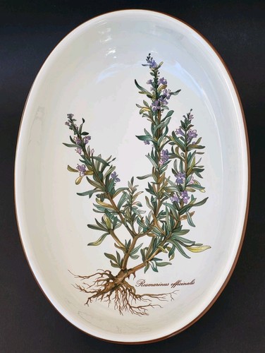 Superbe plat ovale creux - plat, de