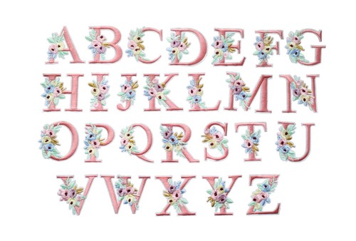 Lettere fiori alfabeto nome - lettere,