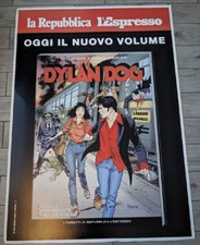 DYLAN DOG CARTELLONE DA EDICOLA 140x100 COLLEZIONE STORICA A COLORI NUMERO 9