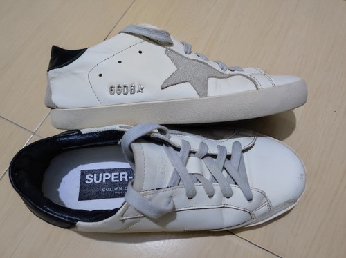Golden goose superstar bianco - golden,