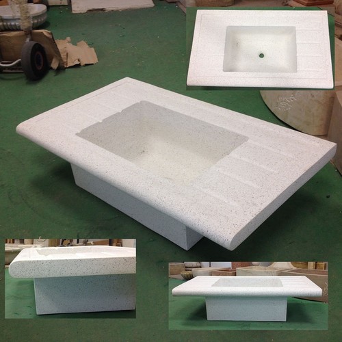 Lavabo graniglia marmo - in,