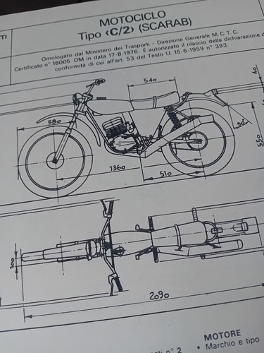 Moto ancillotti scarab 125 - ancillotti, c/2