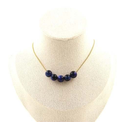 Collana perle occhio di - 5,