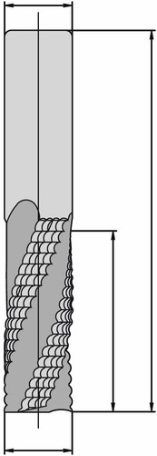 Vhm spiralfräser fresa - vhm-spiralfräser,