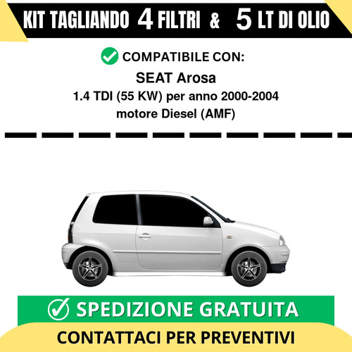 Tagliando per seat arosa - per,