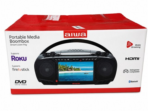 Aiwa portatile media boombox - portatile,