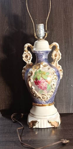 Antica lampada urna ceramica