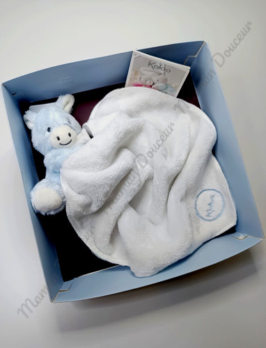 Doudou plat peluche - plat,
