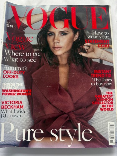 Vogue magazine october - uk,