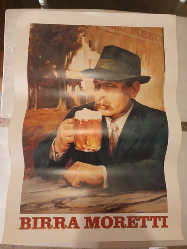 Poster birra moretti vintage - poster,