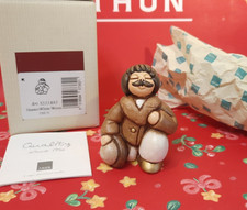 THUN PRESEPE CLASSICO BIANCO # PASTORE con CAPPELLO # FUORI PRODUZIONE NUOVO