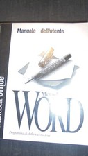 WORD MANUALE UTENTE PROGRAMMA ELABORAZIONE TESTI VERSIONE 6.0 MICROSOFT OFFICE