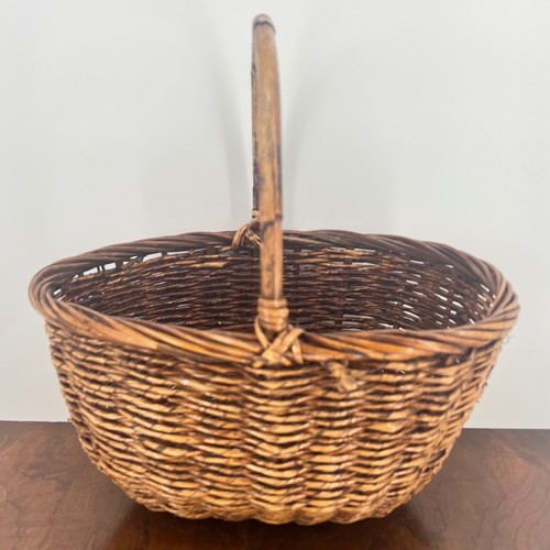 Cesto raccolta vimini rattan
