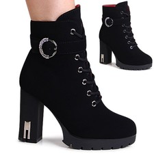 Stivaletti donna plateau