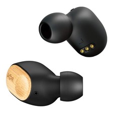 Marley Auricolari microfono bluetooth LIBERATE AIR Tws Black e Wood EM DE011 SB