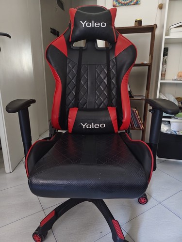 Sedia gaming rossa nera - rossa, e