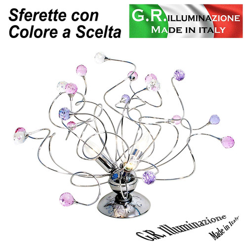 Plafoniera moderna cromata - moderna,