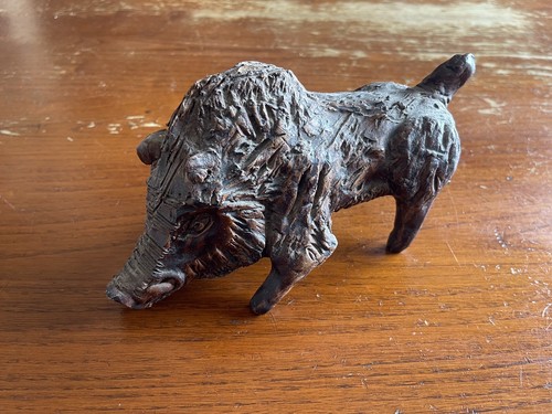 Cinghiale ceramica arte - ceramica,