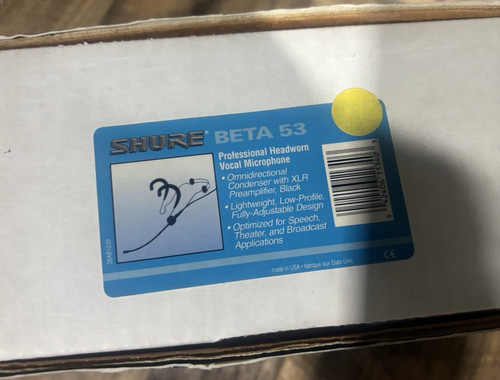 Shure beta cuffie microfono - 53,