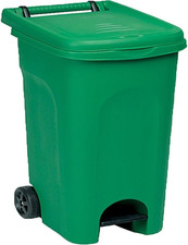 Pattumiera Con Pedale E Ruote