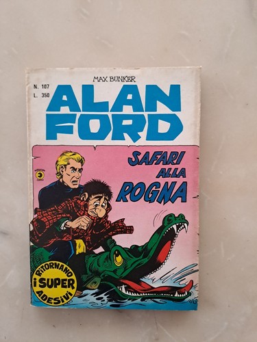 Alan ford 107 con adesivi - alan, n°