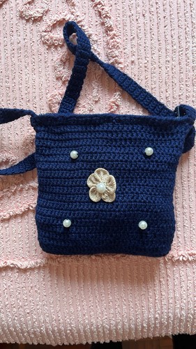 Borsa uncinetto fatta - uncinetto, a