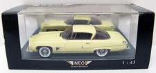 Rara Chrysler Dual Ghia L6.4 gialla 1/43 NEO 45417 MB del 1956