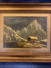 Dipinto olio tela paesaggio - tela,