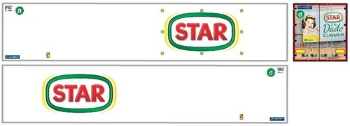 Grafica star adesiva - grafica, "star'"