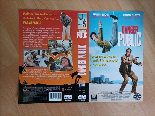 Jaquette cover vhs danger - cover,