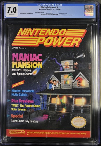 Nintendo power cgc - #16, 7.0