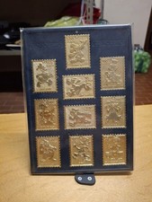 10 FRANCOBOLLI OPERAZIONE QUACK SERIE COMPLETA DI TOPOLINO + RACCOGLITORE BLU