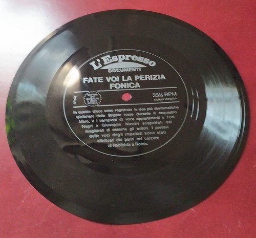 Flexi disc promozionale - flexi-disc,